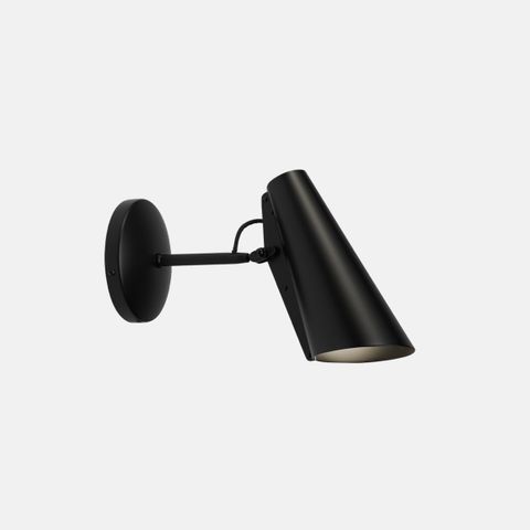 Northern Birdy vegglampe sort (2 stk)