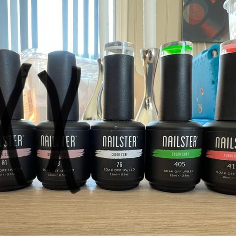 Nailster gel polish + rubber base