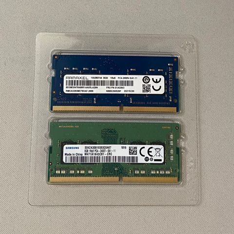 2*8 GB memory DDR4