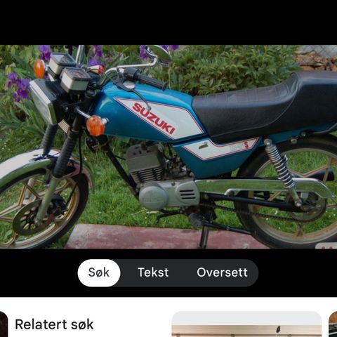 Suzuki ZR 50 S/SK uten papirer ønskes kjøpt.