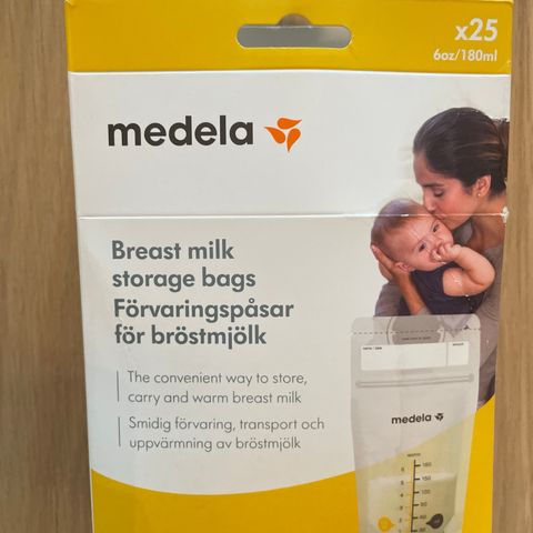 Oppbevaringsposer brystmelk / Medela