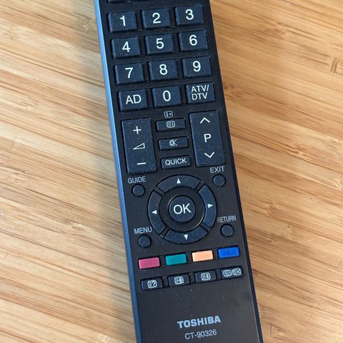 Toshiba TV Fjernkontroll