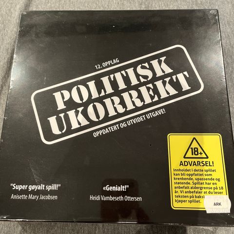 Politisk ukorrekt - uåpnet