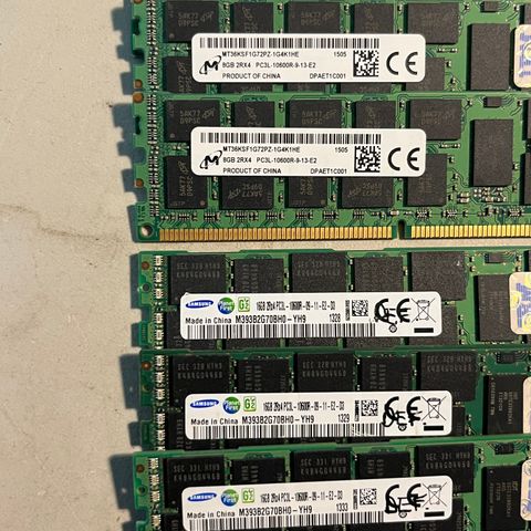 Diverse ram for server / workstation