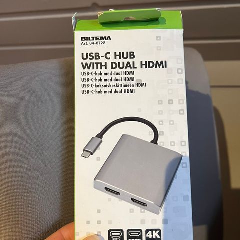 USB-c hub dual hdmi