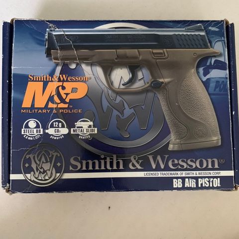 Smith & Wesson Luftpistol selges