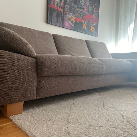 Hjørnesofa i ull