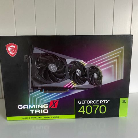 Msi GeForce RTX 4070 gaming x trio