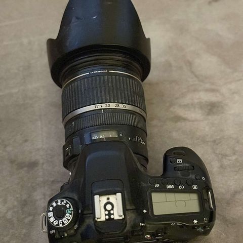 Canon EOS 80D med tilbehør, SELGES BILLIG