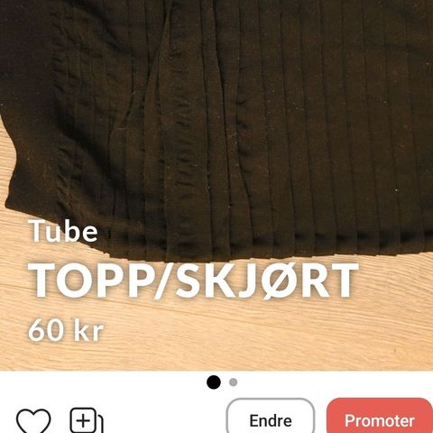 Topp/skjørt