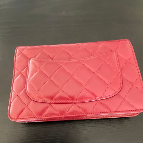 chanel Wallet on chain silver hardwear.