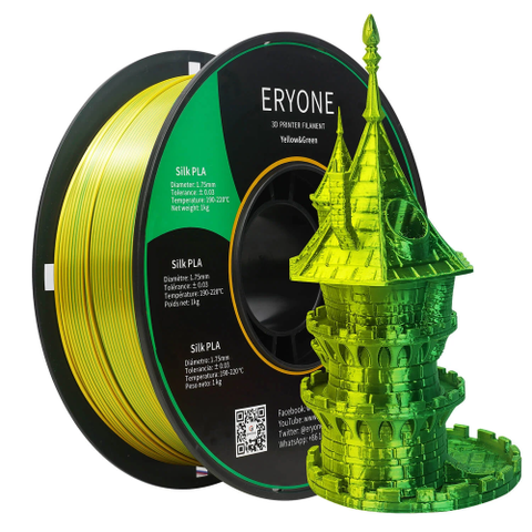 Eksotisk 3D Printer filament! Billigst i Norge - PLA Matte, Dual Color og Marble