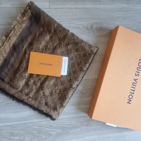 Louis Vuitton ull/silke skjerf