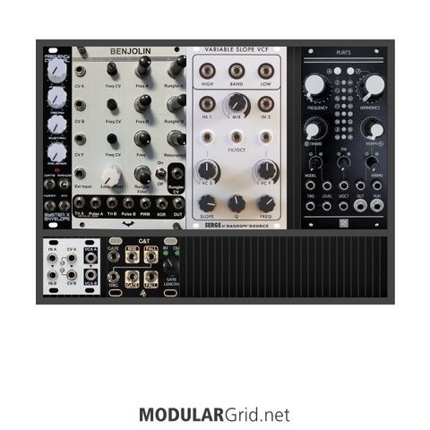 Diverse Eurorack - moduler, strøm, rails