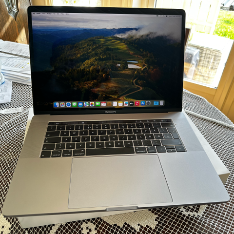 MacBook Pro 2018, 15-tommer, 1TB