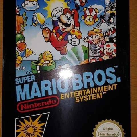 Super Mario Bros NES *KUN ESKE OG MANUAL*