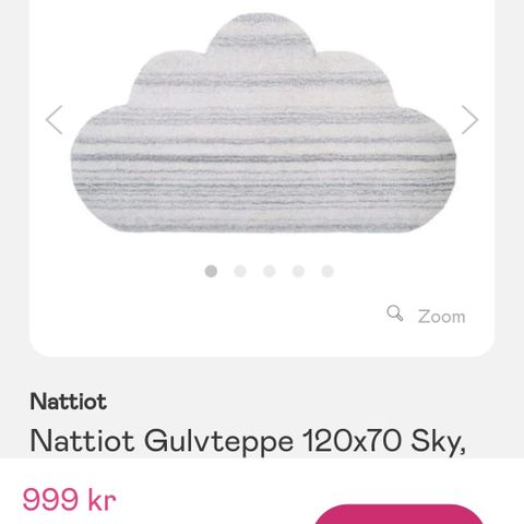 Nytt Skyformet gulvteppe i 100% ull