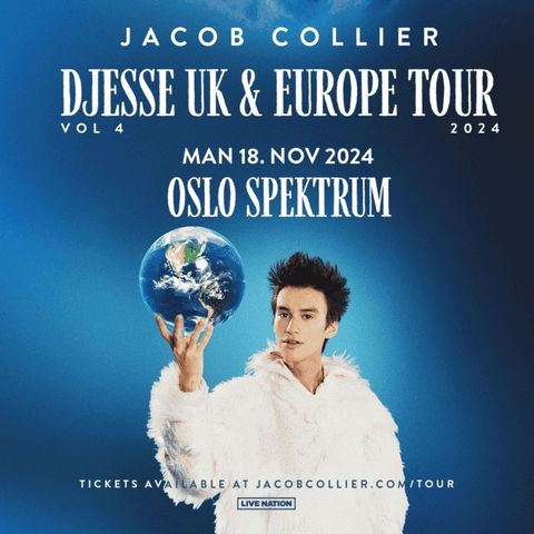 2 x Billetter til Jacob Collier Oslo Spektrum 18.11.24