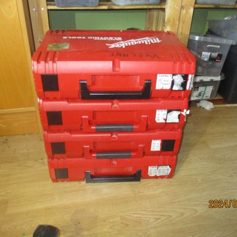 MILWAUKEE 4stk. SKROTES hvis ingen er intr. Samlet kr.300.-