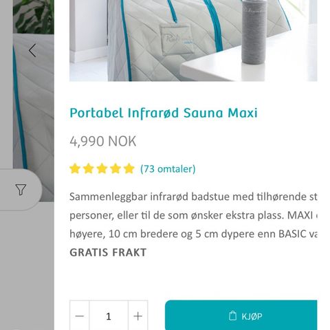 Radiant infrarød sauna