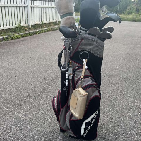 Golf sett med alle køller du kan tenke deg! Til dame.