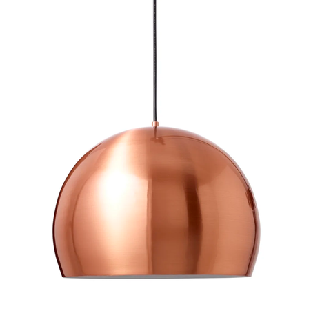 Lampe børstet kobber