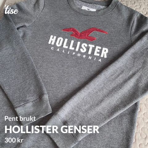 HOLLISTER genser - god og myk!