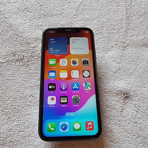 iPhone XR 64gb svart - nytt batteri