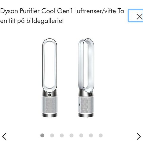 Dyson Purifier Cool Gen1 vifte med luftrensing