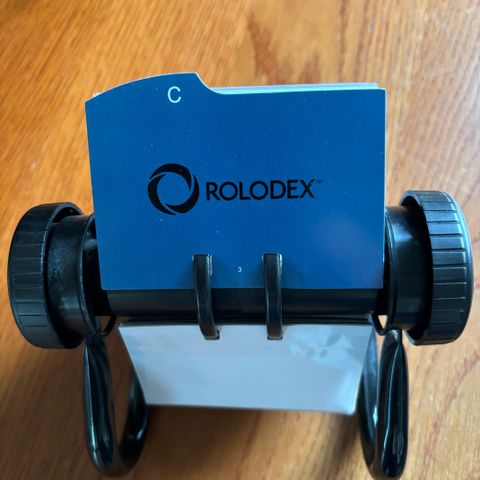 Rolodex - visittkortholder