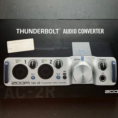 Zoom TAC-2R Thunderbolt Audio Converter