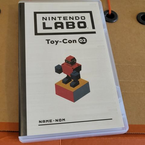 Nintendo Labo Toy-Con 02 . Nintendo Switch Spill