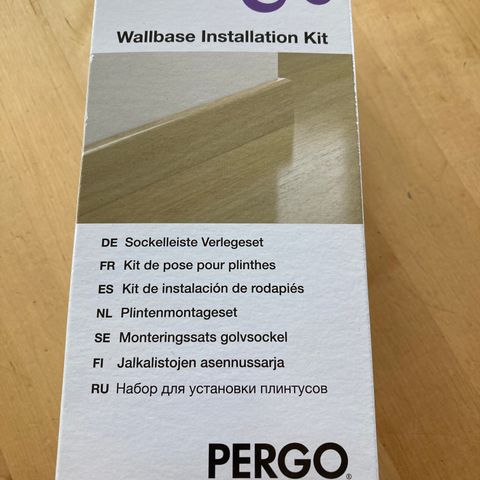 Pergo Wallbase Installation Kit