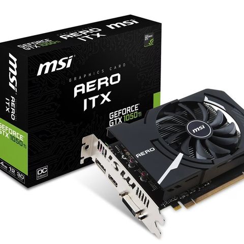 MSI GeForce GTX 1050 Ti 4GB Aero ITX OC