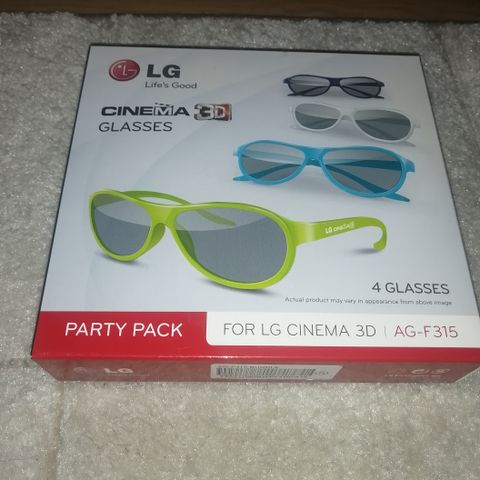 LG Cinema 3D Glasses 4stk