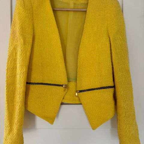 Blazer - Gul dressjakke - Str M