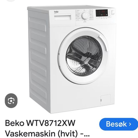 BEKO vaskemaskin