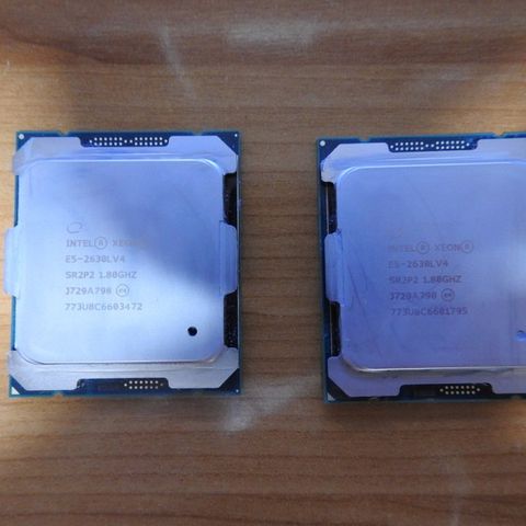 2 x Xeon E5-2630L  v4