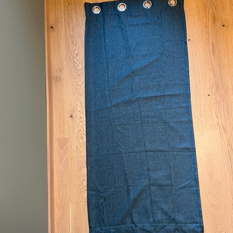 5 stykk Lena gardin 140x160 denimblå