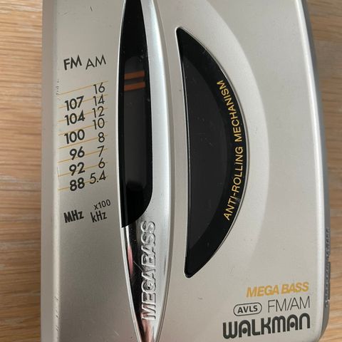 Walkman Sony med Radio