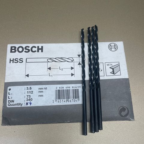 Bosch metallbor ektra lange