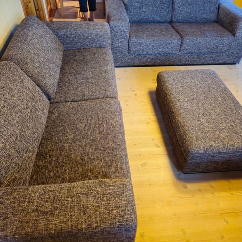 Kvalitet 3+2+puff sofa