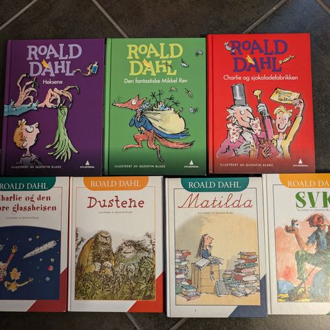 Roald Dahl - bøker selges.