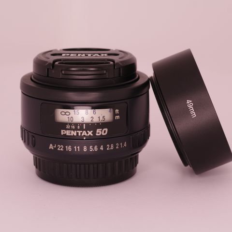 MINT smc Pentax FA 50mm f1.4 fullformat linse