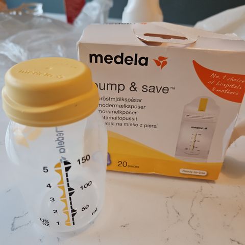 Medela flasker m.m