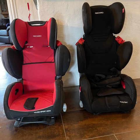 2 Recaro bilstoler selges