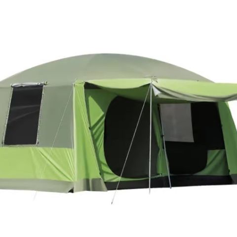 Campingtelt Kuppeltelt 4-8 personer 405 x 305 x 225 cm