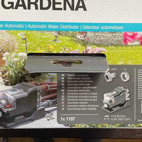 Gardena vannfordeler automatisk