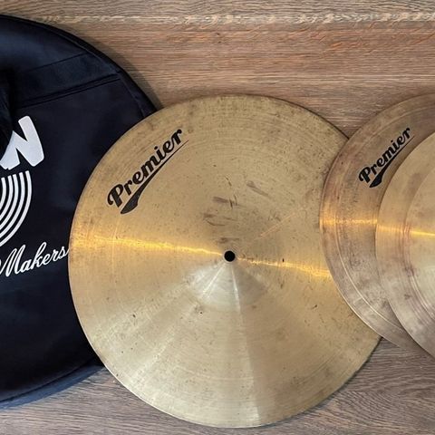 Premier cymbalsett m/soft bag