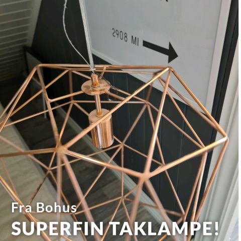 Superfin taklampe fra Bohus!